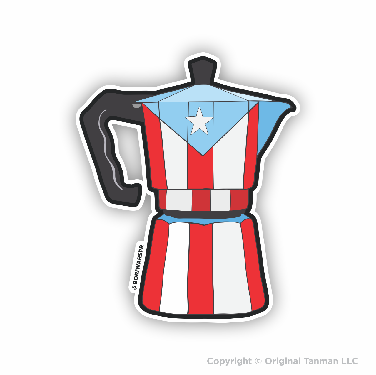 Cafetera Premium Sticker