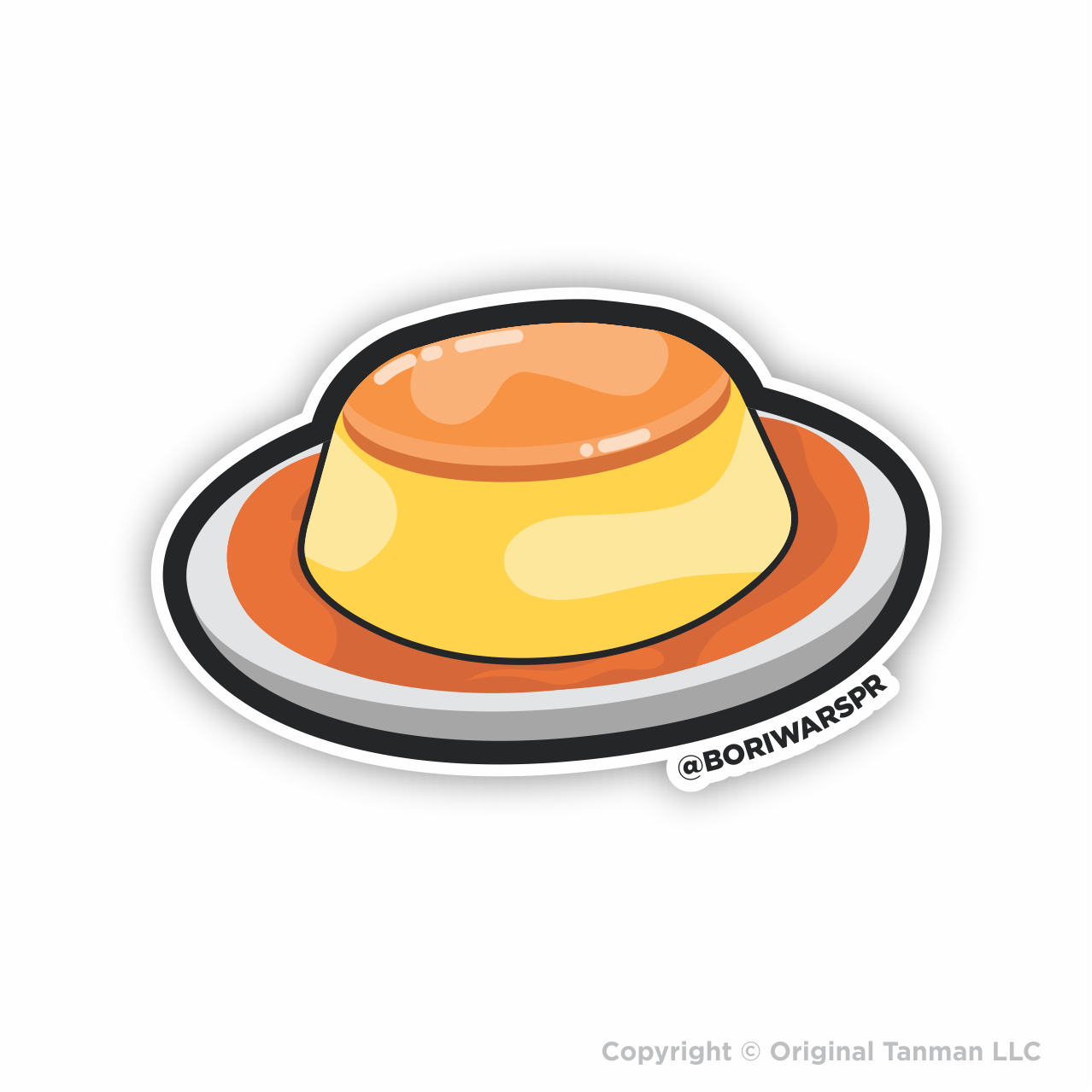 Flan Premium Sticker