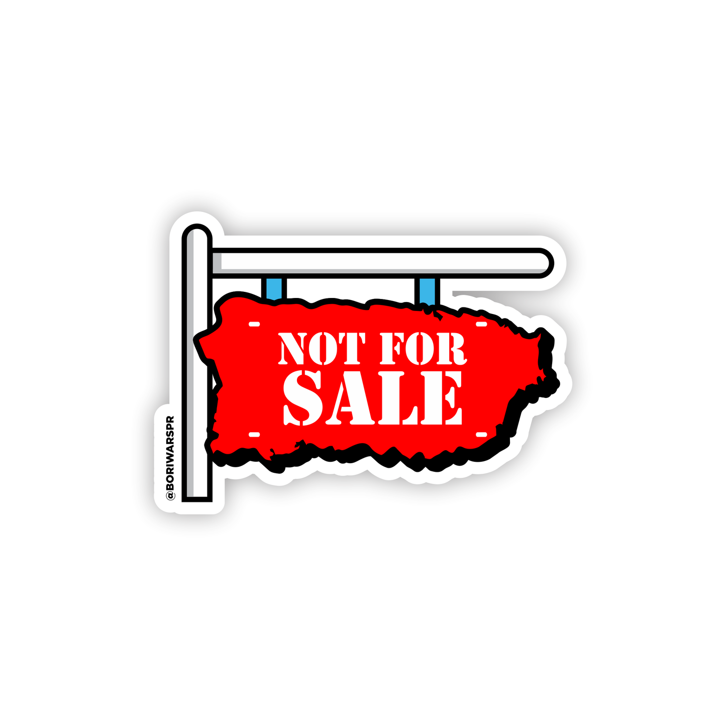 PR Not For Sale Sticker
