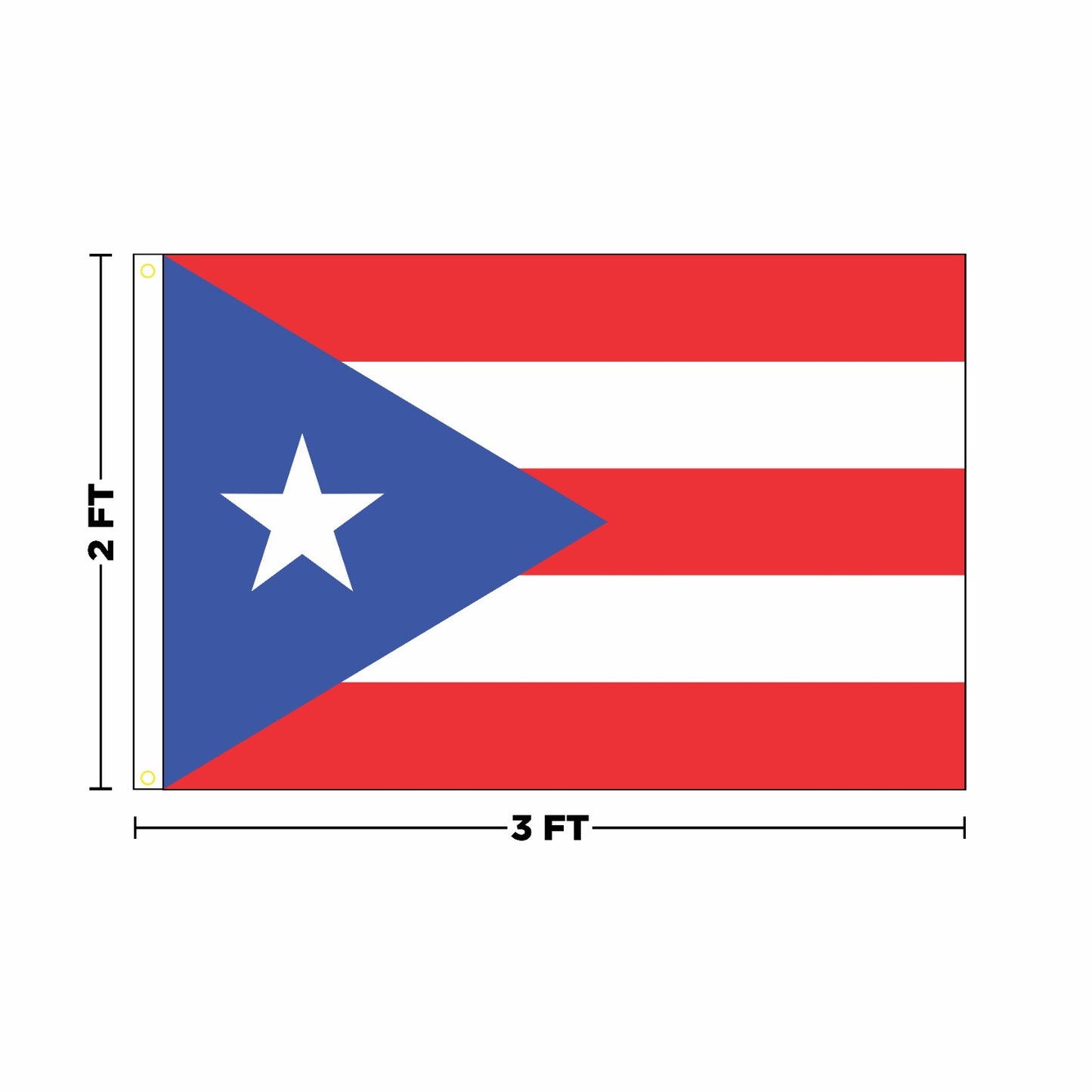Bandera de Puerto Rico Royal