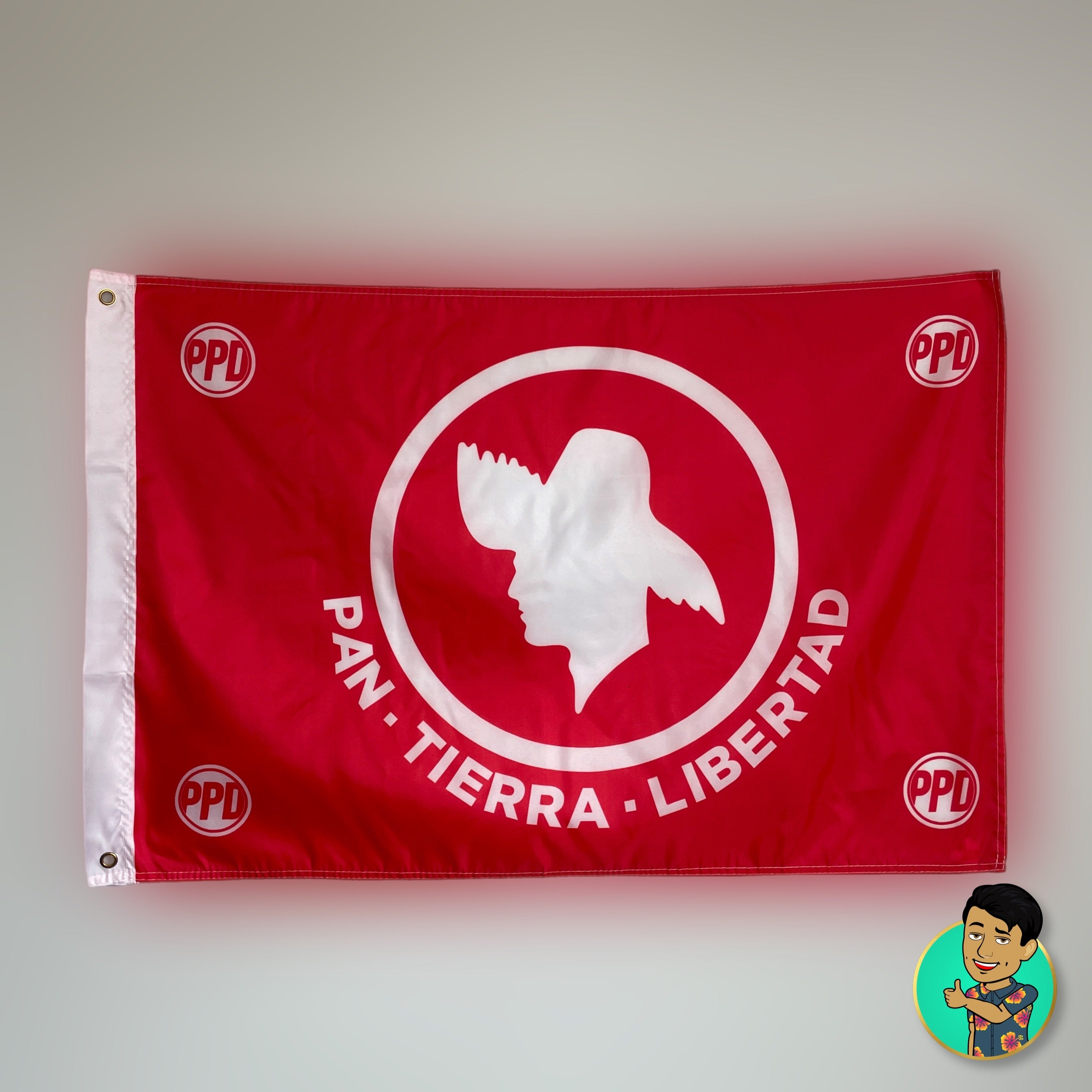 Bandera de PPD Popular – Bori Wars PR