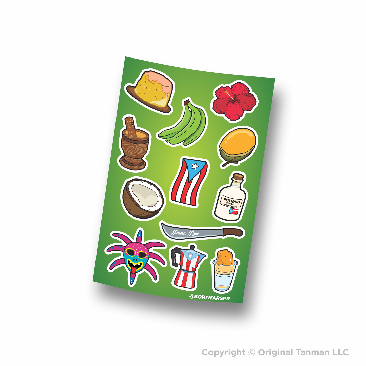 Bori Wars Parte 4 Premium Sticker Sheet