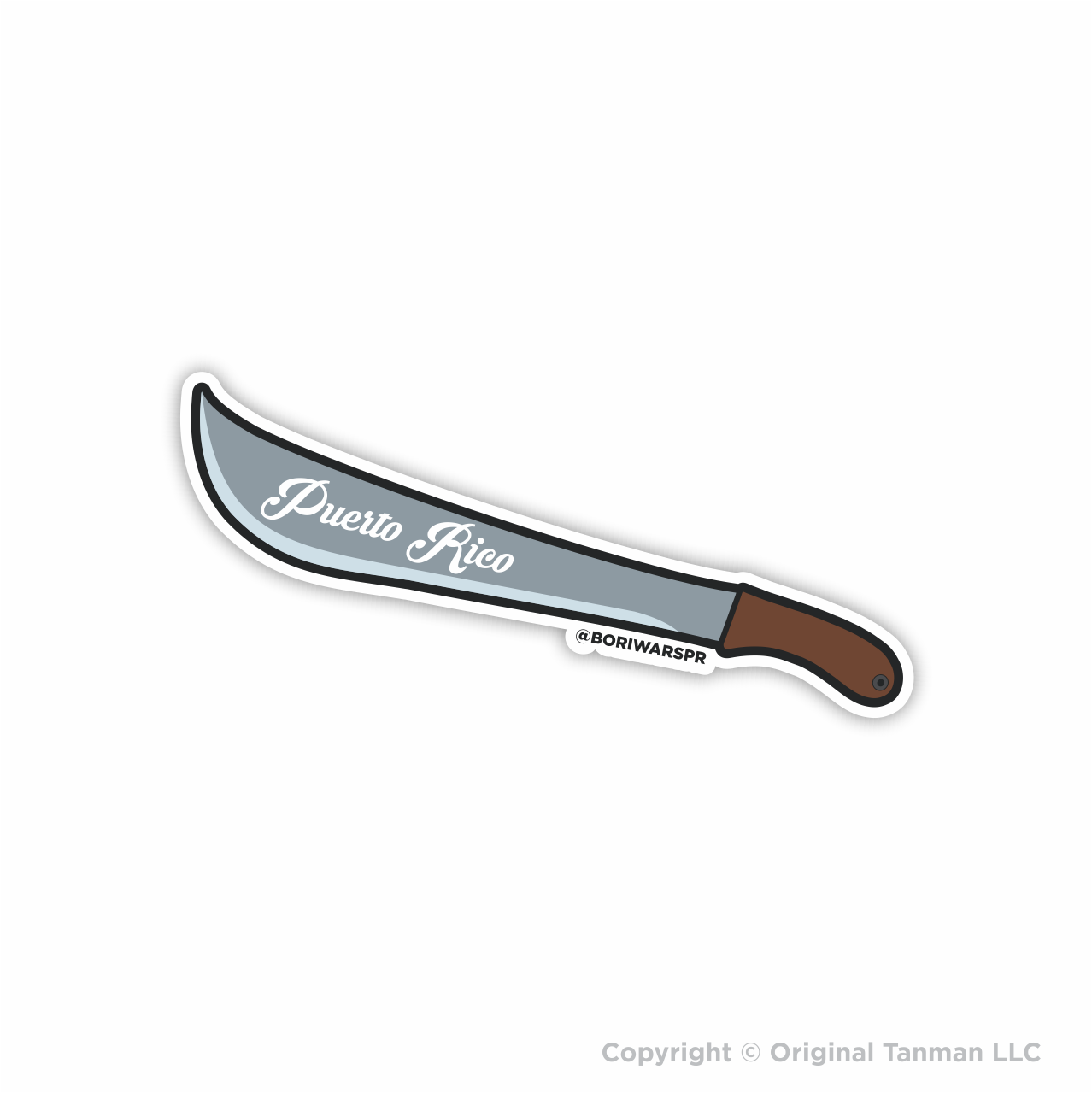 Machete Premium Sticker – Bori Wars PR